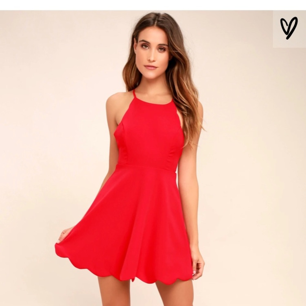 Red dress